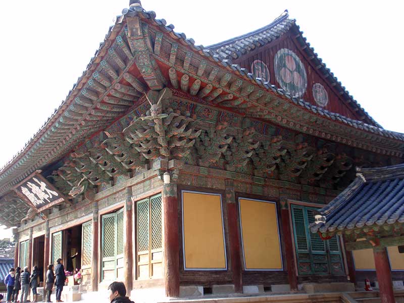 A beautiful temple in Seoul