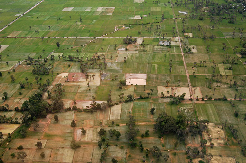 The best time to visit Siem Reap is the rainy season, when the rice paddies and vegetation are lush and green.