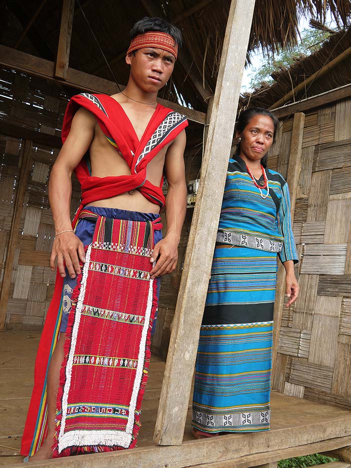 Kata tribe wearing their traditional clothes -- which are usually only worn for festivals.