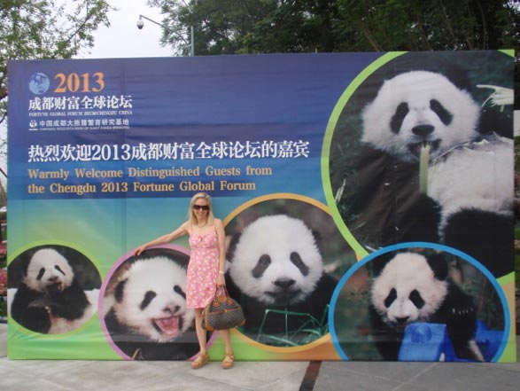 Catherine Heald Chengdu pandas
