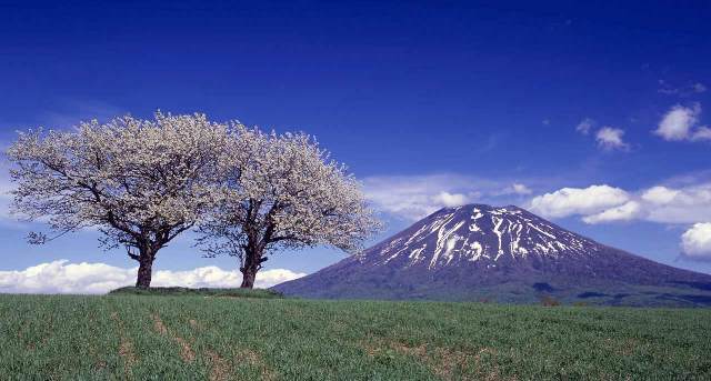 Hokkaido's Mt Yotei in spring