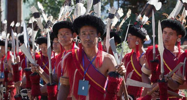 Colourful tribal gathering in Nagaland