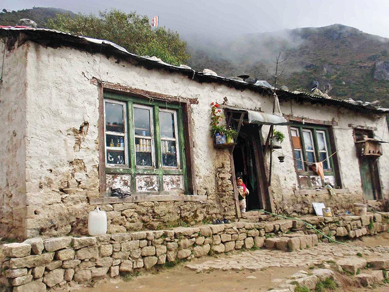 A typical Sherpa house