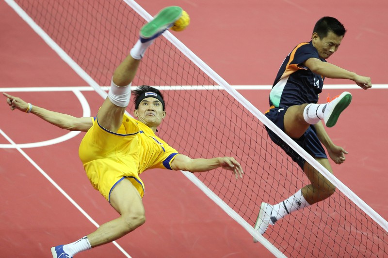 Sepak Takraw is a mix of volleyball, football...and ballet!