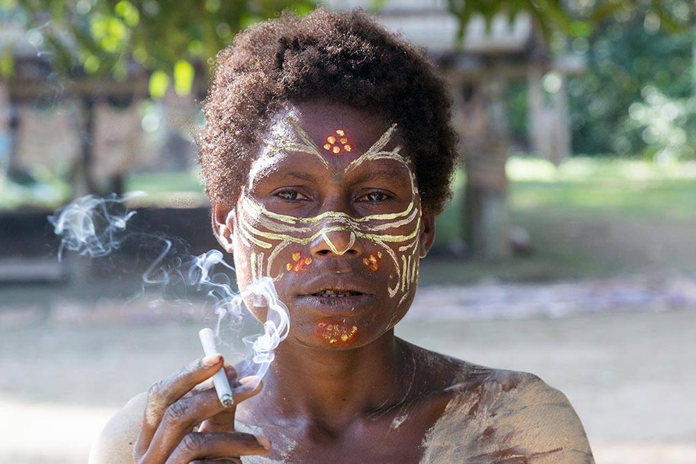 The woman I encountered in the Karawari region were all avid smokers.
