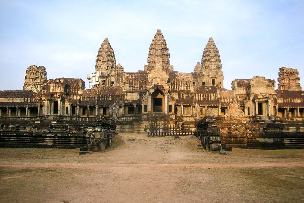 The rear entrance of Angkor Wat shortly after sunrise is the place to be.