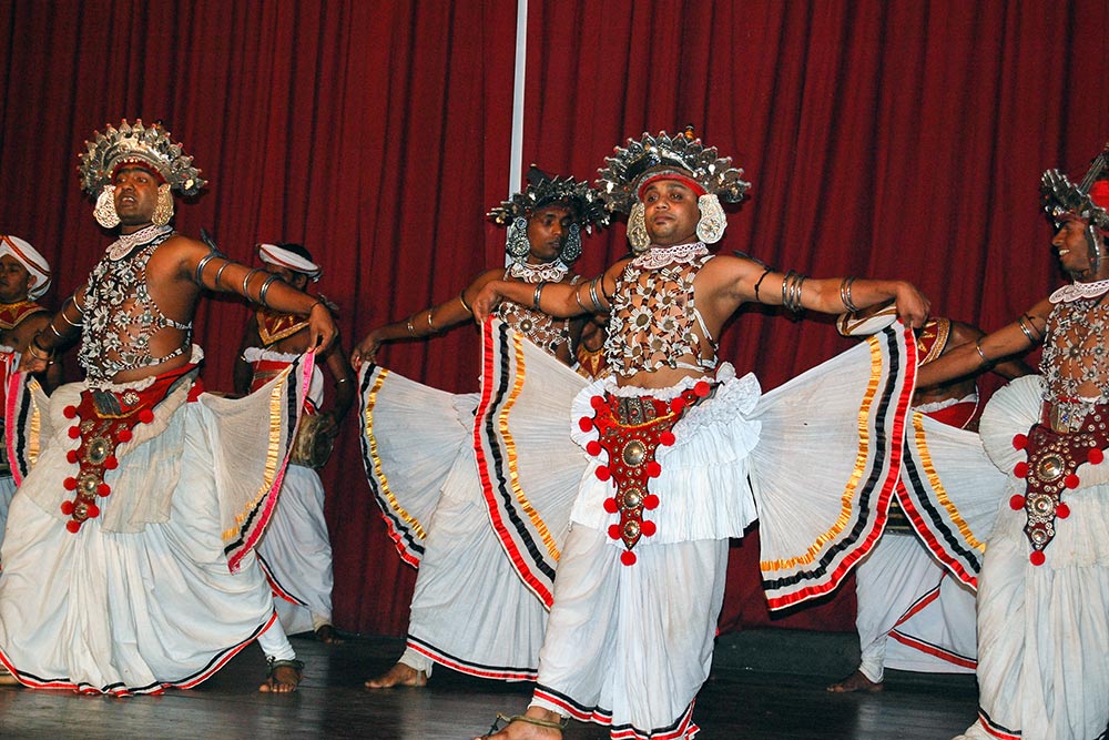 Traditional dancers in Kandy.