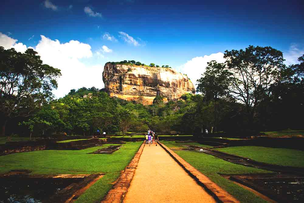 Sigiriya Lion Rock Fortress in Sri Lanka 