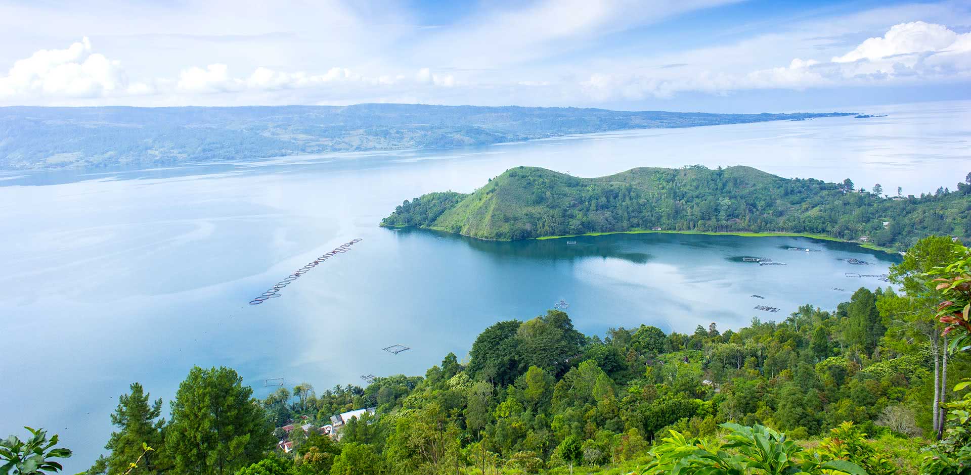 Остров Суматра озеро Тоба